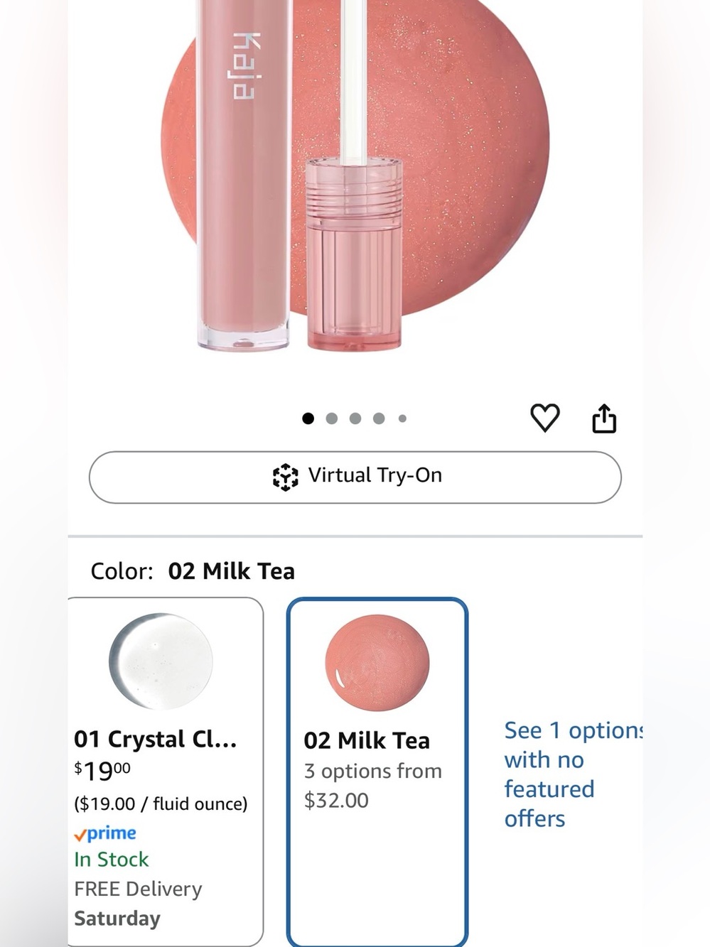 ⭐️BNIB⭐️KAJA~Gloss Shot~Milk Tea
FULL SIZE/SEALED - Picture 9 of 13